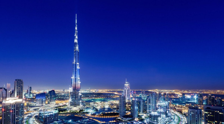Toà nhà Burj Khalifa – công trình nhân tạo vĩ đại của Dubai. Ảnh: Internet